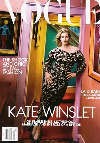 VOGUE MAGAZINE - OCTOBER 2023 - KATE WINSLET - THE SHOCK AND CHIC OF FALL FASHION